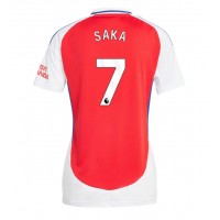 Camisa de Futebol Arsenal Bukayo Saka #7 Equipamento Principal Mulheres 2024-25 Manga Curta